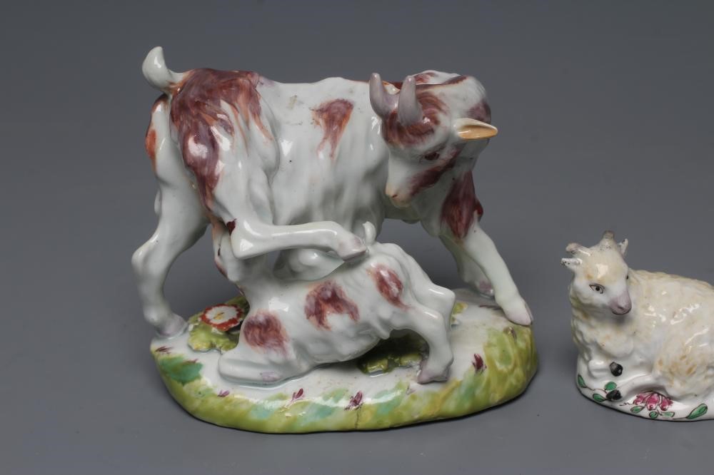 A SMALL BOW PORCELAIN SHEEP Image
