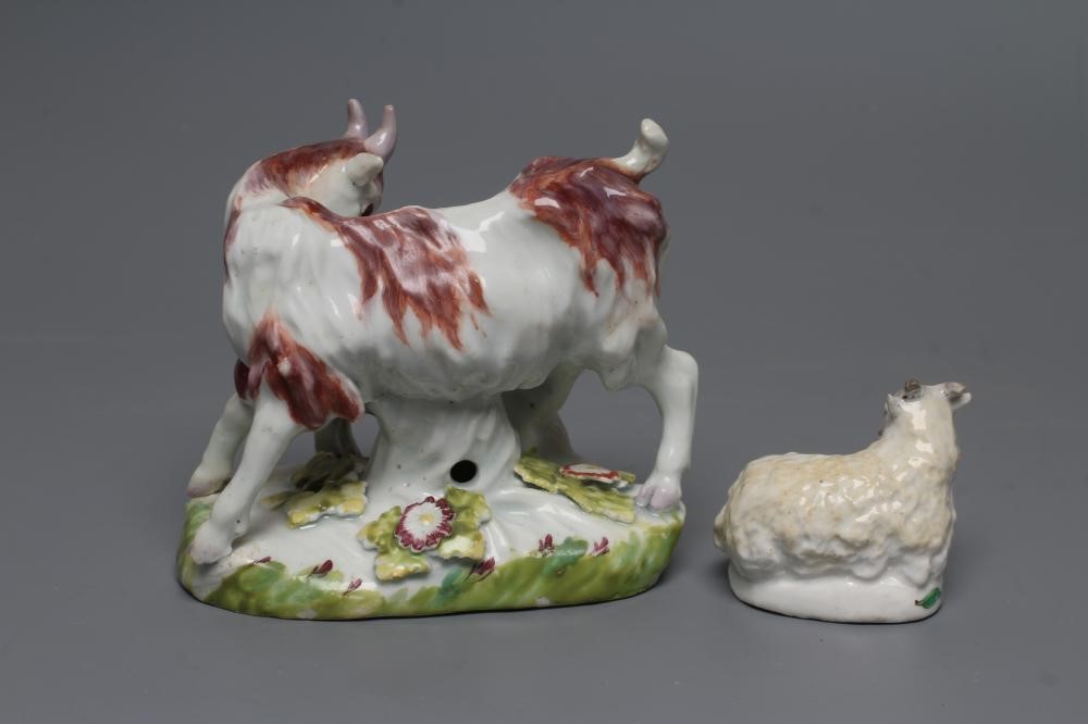 A SMALL BOW PORCELAIN SHEEP Image