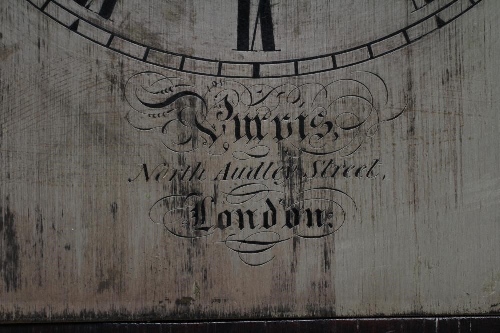 A GEORGE IV ROSEWOOD BRACKET CLOCK by Purvis Image