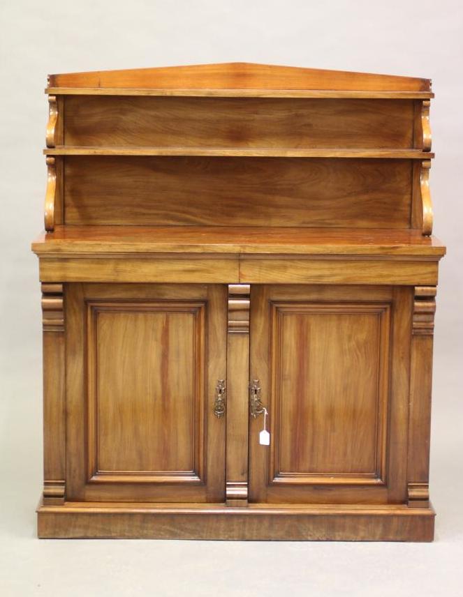A VICTORIAN MAHOGANY CREDENZA Image
