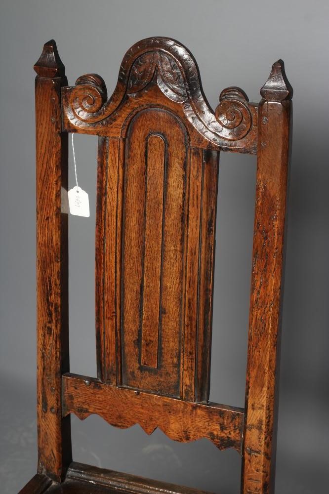 A JOINED OAK BACKSTOOL Image