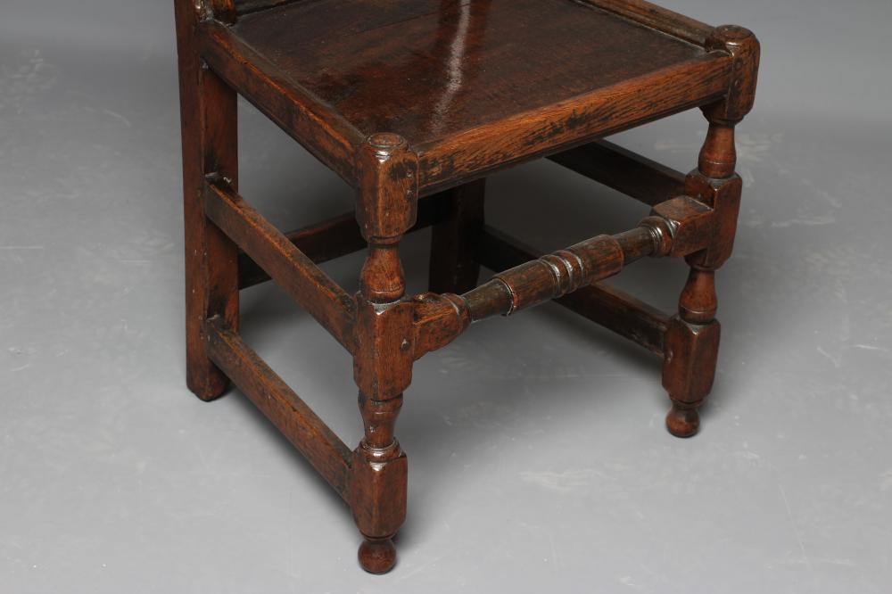 A JOINED OAK BACKSTOOL Image