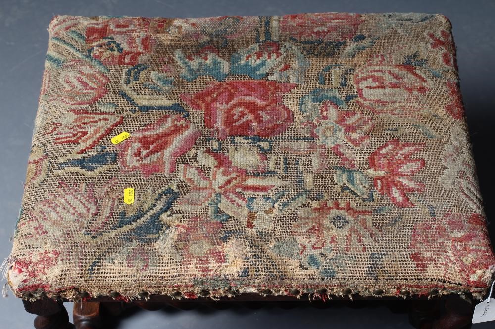 AN JOINED OAK STOOL Image