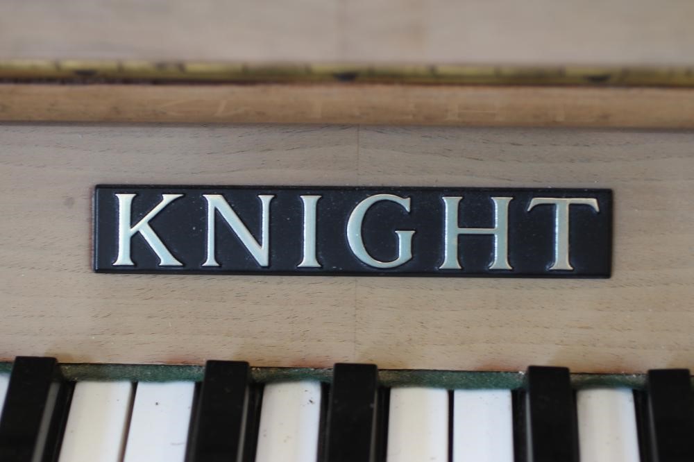 A MODEL K UPRIGHT PIANO BY KNIGHT Image