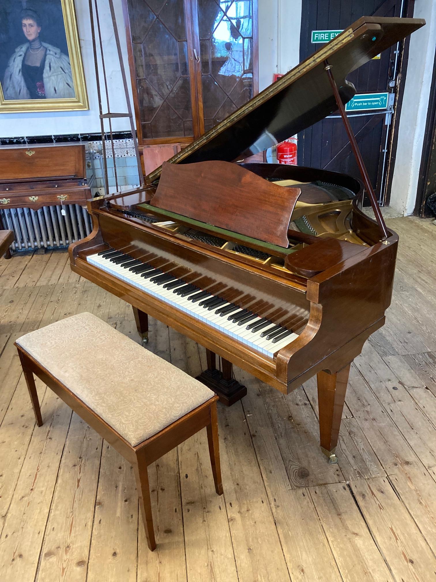 A BECHSTEIN BABY GRAND PIANO Image