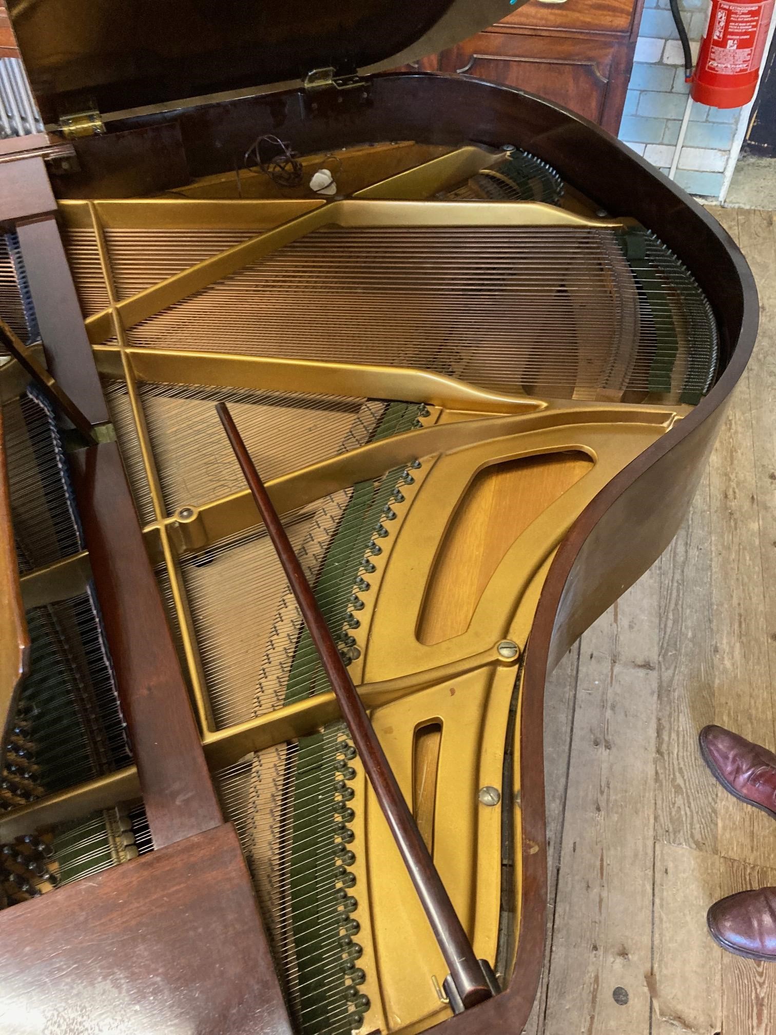 A BECHSTEIN BABY GRAND PIANO Image