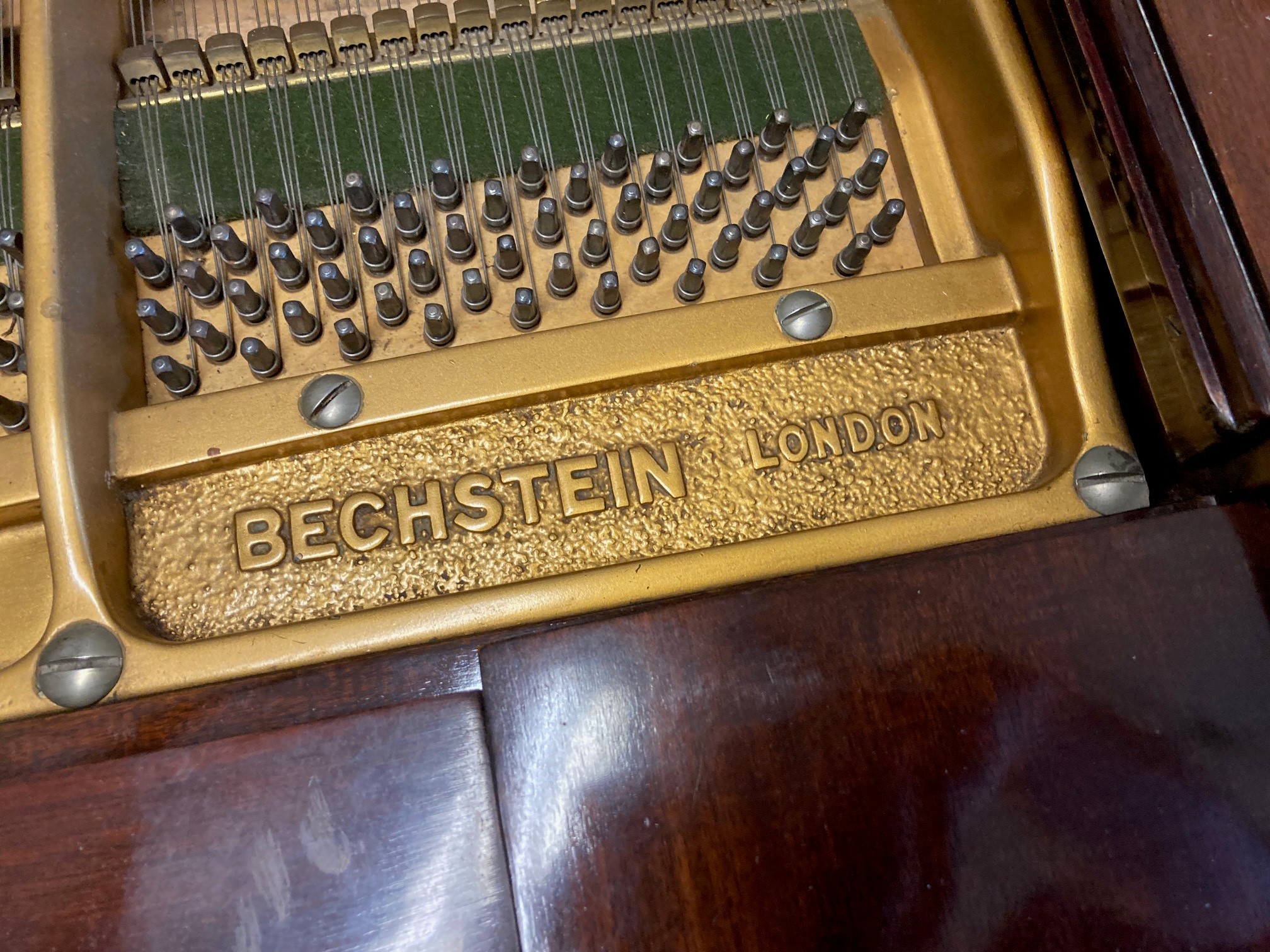 A BECHSTEIN BABY GRAND PIANO Image