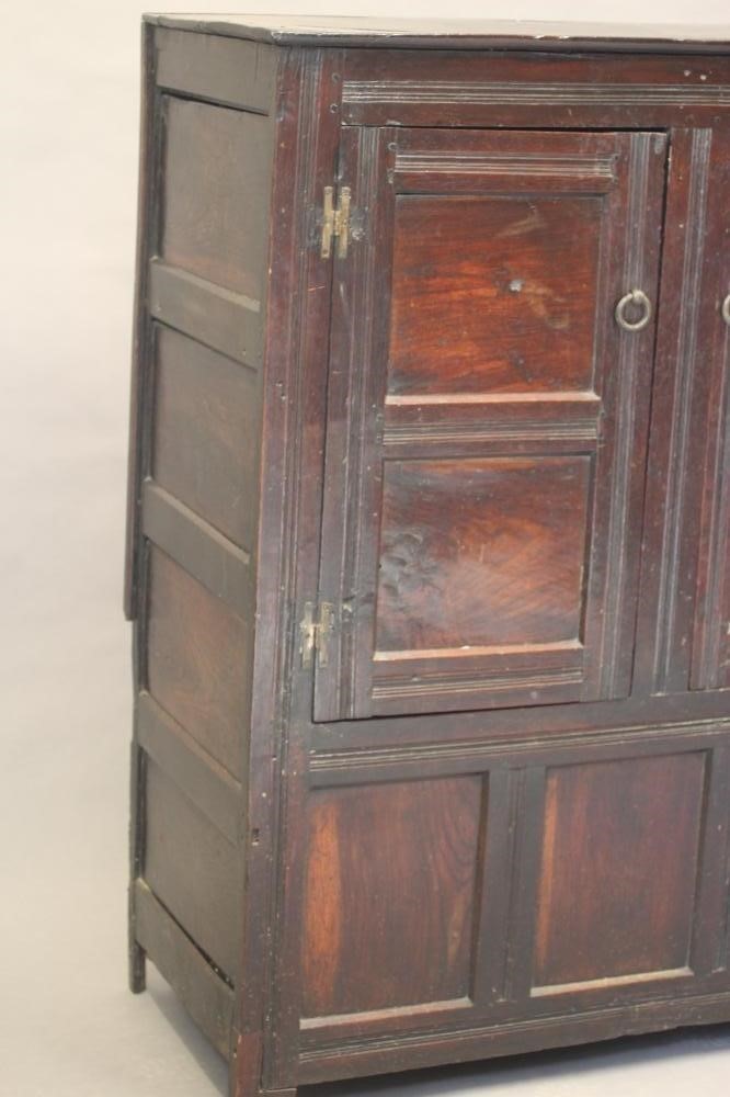 AN OAK CLOTHES PRESS Image