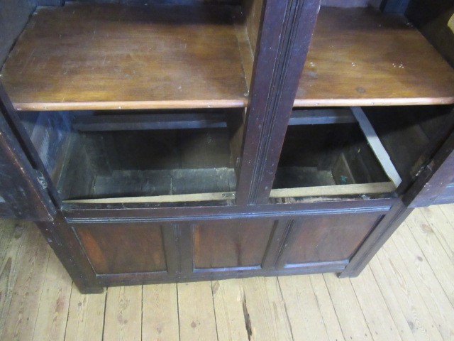 AN OAK CLOTHES PRESS Image