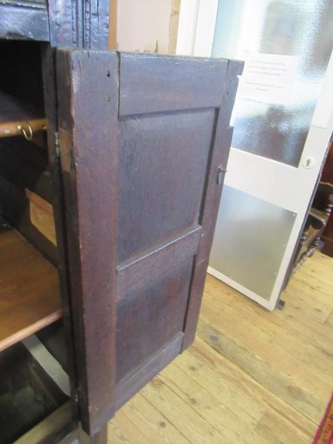 AN OAK CLOTHES PRESS Image