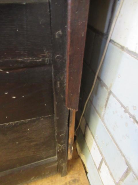 AN OAK CLOTHES PRESS Image