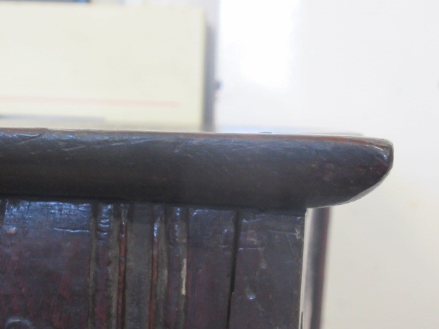 AN OAK CLOTHES PRESS Image