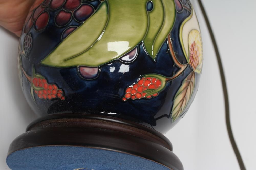 A MOORCROFT POTTERY LAMP BASE Image