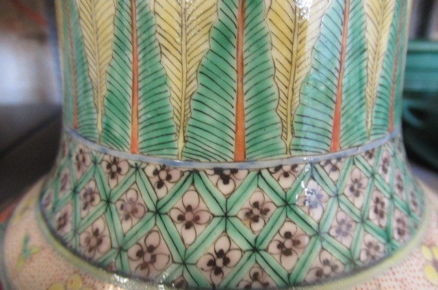 A PAIR OF CHINESE PORCELAIN VASES of baluster form Image