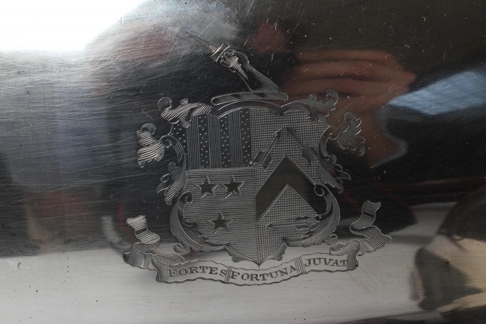 AN OLD SHEFFIELD PLATE MEAT DOME Image