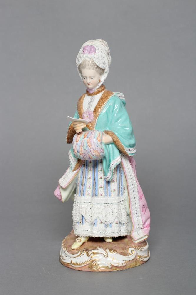 A MEISSEN PORCELAIN FIGURE Image