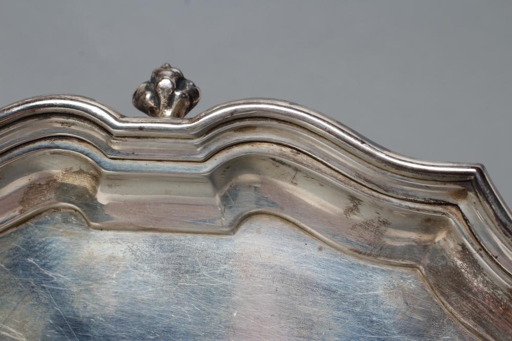 A SMALL SILVER SALVER Image