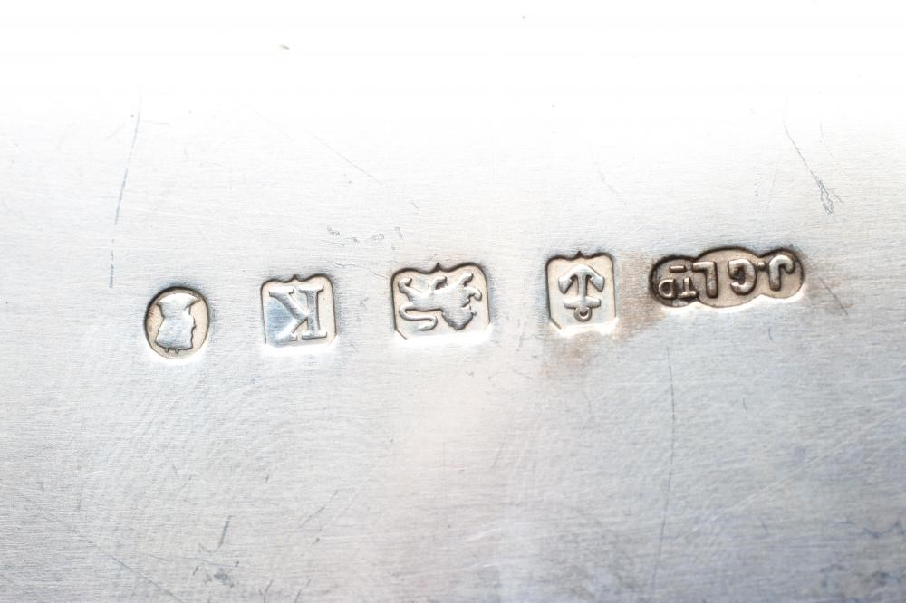 A SMALL SILVER SALVER Image