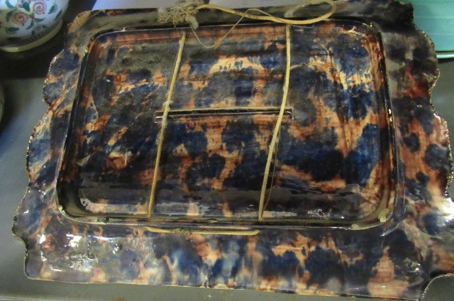 A PAIR OF PALISSY STYLE MAJOLICA PLAQUES Image