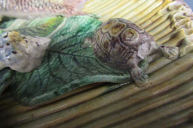 A PAIR OF PALISSY STYLE MAJOLICA PLAQUES Image