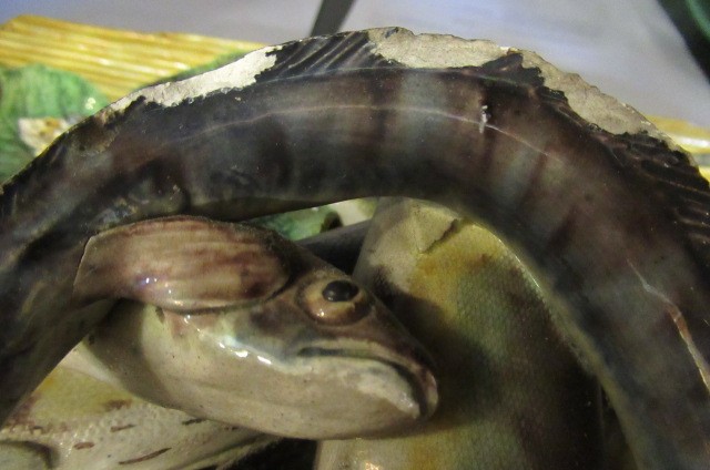 A PAIR OF PALISSY STYLE MAJOLICA PLAQUES Image