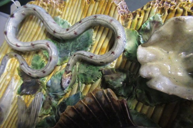 A PAIR OF PALISSY STYLE MAJOLICA PLAQUES Image