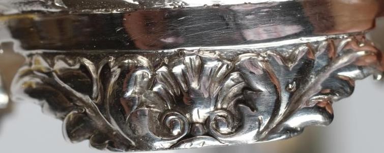A PAIR OF GEORGE IV SILVER SALTS Image