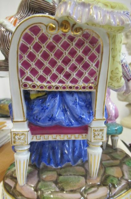 A MEISSEN PORCELAIN 'GOOD MOTHER' FIGURE GROUP Image