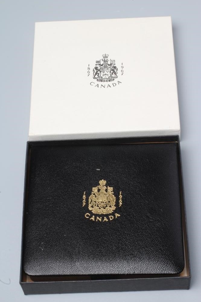 A CANADIAN (OTTAWA) SEVEN COIN CONFEDERATION CENTENNIAL COMMEMORATIVE SET Image