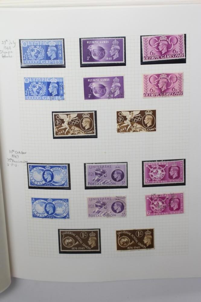 RED BINDER OF GB STAMPS Image