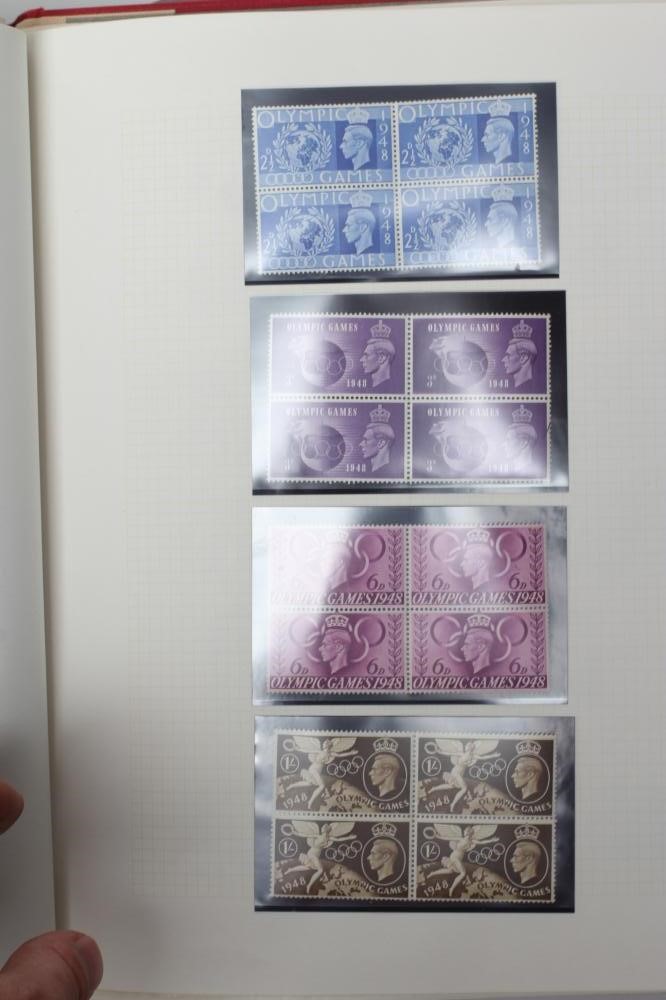 RED BINDER OF GB STAMPS Image