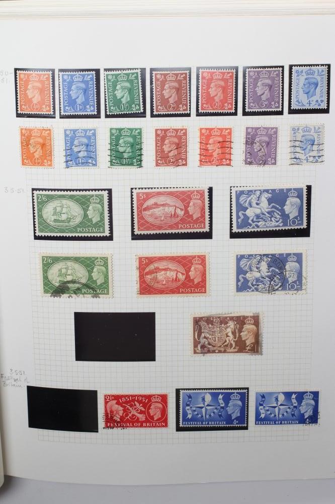 RED BINDER OF GB STAMPS Image