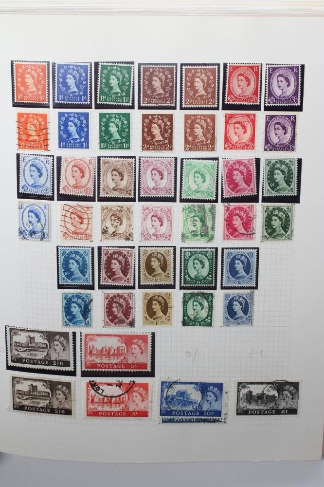 RED BINDER OF GB STAMPS Image