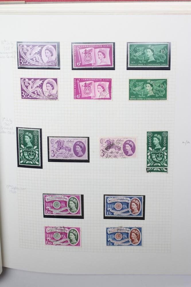 RED BINDER OF GB STAMPS Image