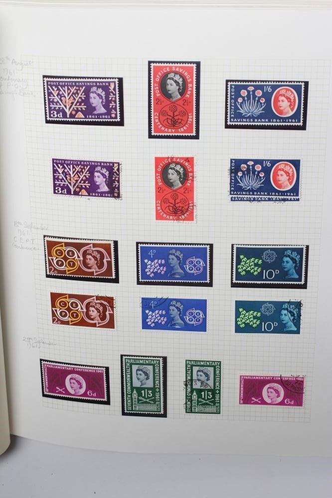 RED BINDER OF GB STAMPS Image