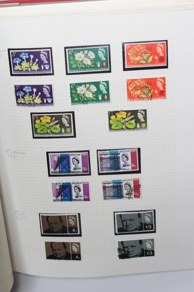 RED BINDER OF GB STAMPS Image