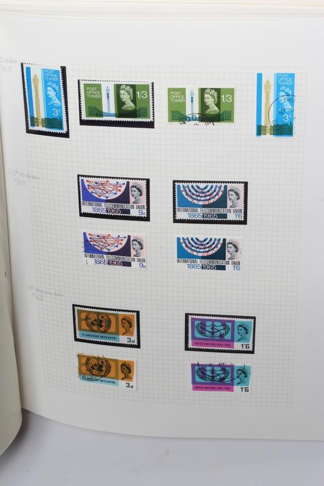 RED BINDER OF GB STAMPS Image