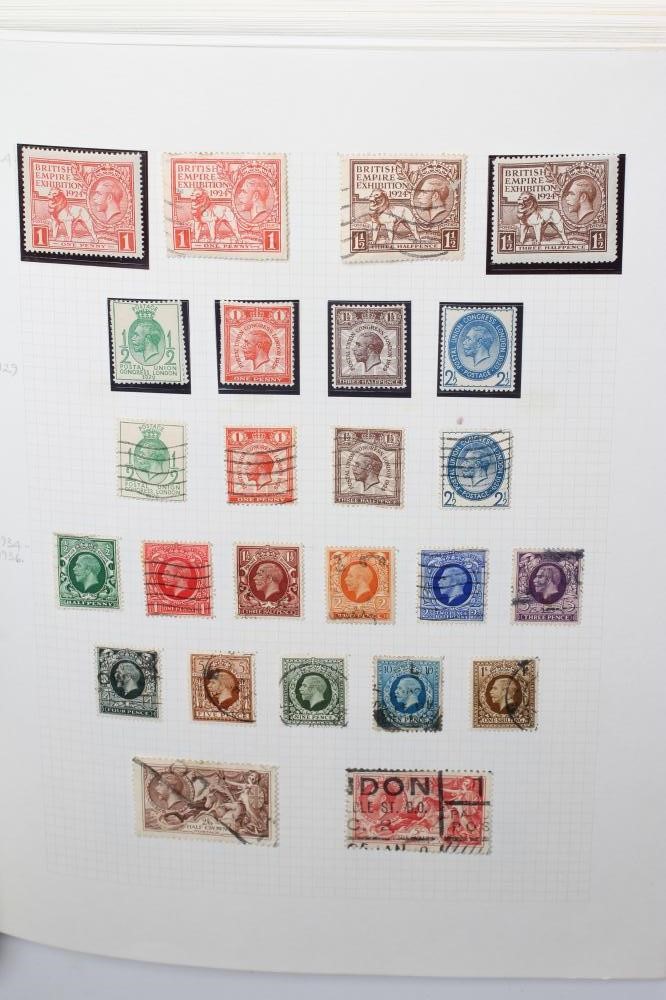 RED BINDER OF GB STAMPS Image