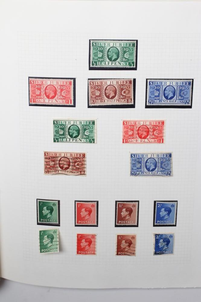 RED BINDER OF GB STAMPS Image