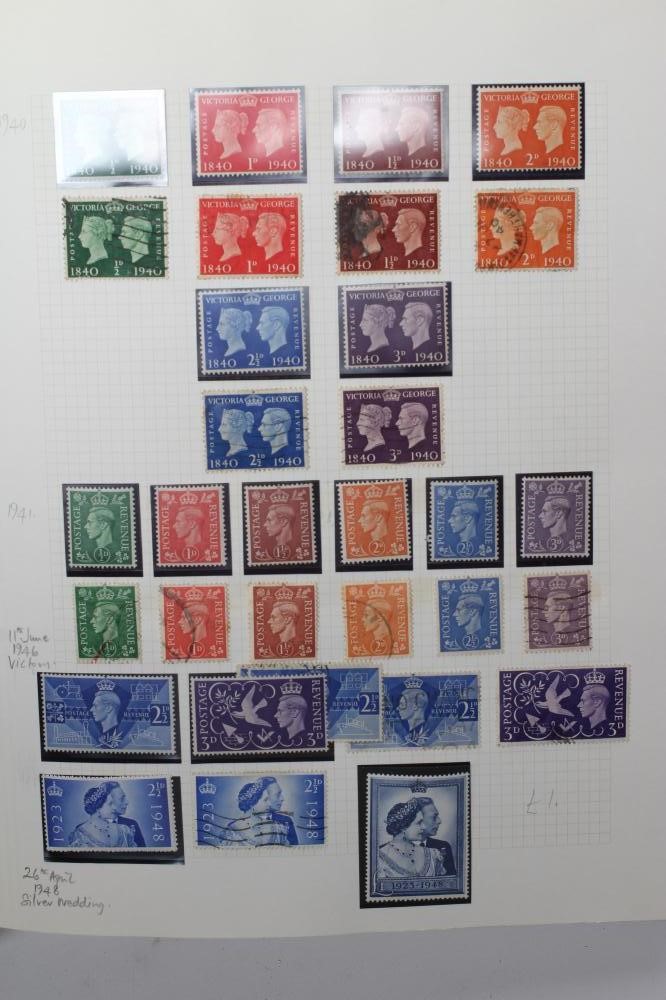 RED BINDER OF GB STAMPS Image
