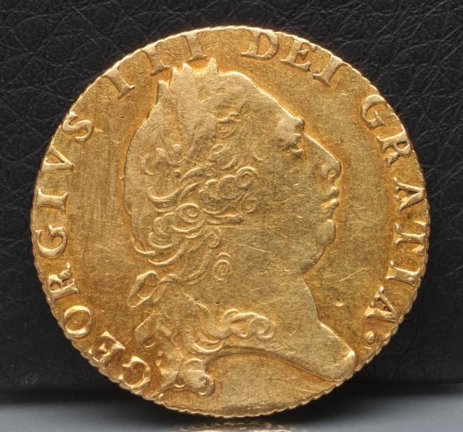 A GEORGE III GOLD SPADE GUINEA Image