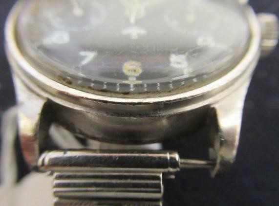 A SECOND WORLD WAR LEMANIA MILITARY WRISTWATCH Image