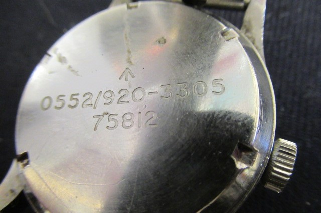 A SECOND WORLD WAR LEMANIA MILITARY WRISTWATCH Image