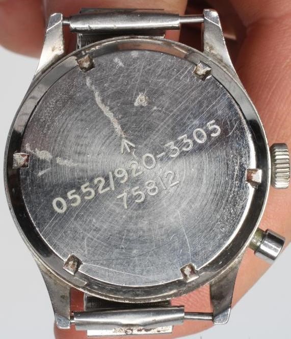 A SECOND WORLD WAR LEMANIA MILITARY WRISTWATCH Image