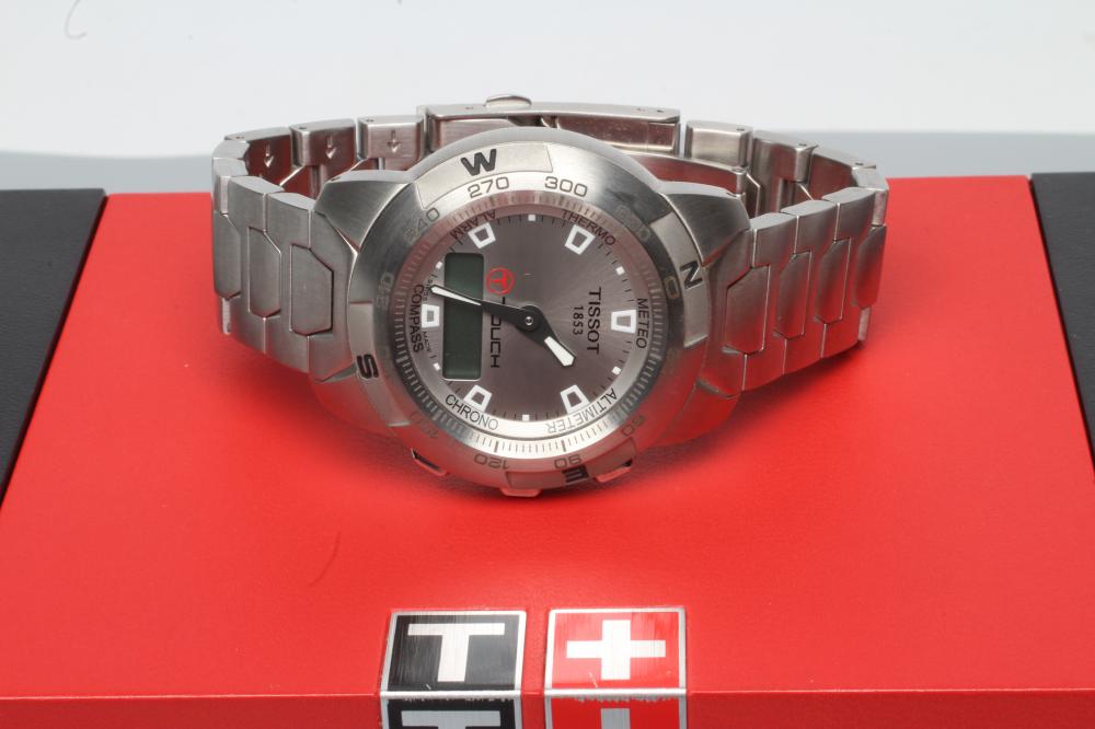 A GENTLEMAN'S TISSOT "TOUCH" WRISTWATCH Image