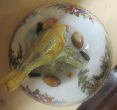 A HELENA WOLFSOHN DRESDEN PORCELAIN ECUELLE Image