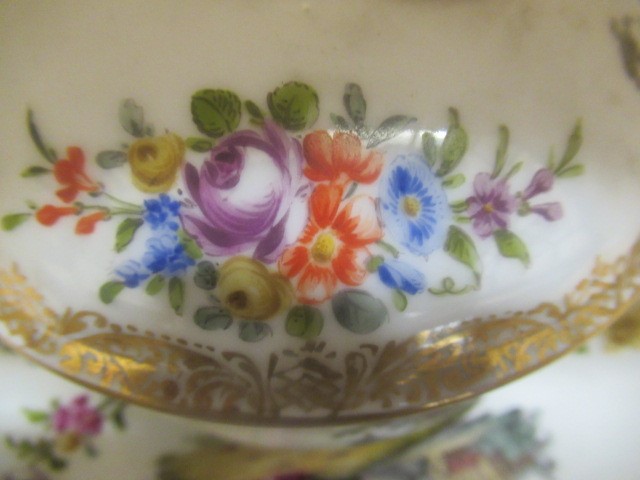 A HELENA WOLFSOHN DRESDEN PORCELAIN ECUELLE Image