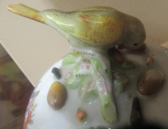 A HELENA WOLFSOHN DRESDEN PORCELAIN ECUELLE Image