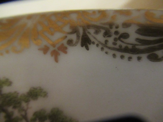 A HELENA WOLFSOHN DRESDEN PORCELAIN ECUELLE Image