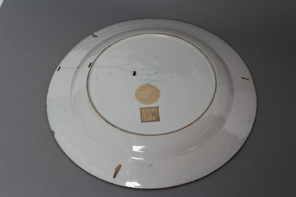 A BRISTOL DELFT SMALL CHARGER Image